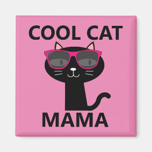 IMÁN GUAY CAT MAMA, CAT MOM MAGNETS