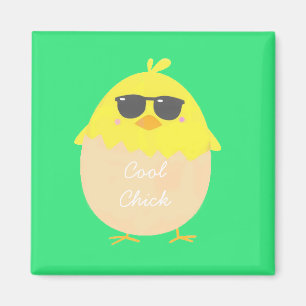 Imán Guay Chick funky Pascua Chick amarillo