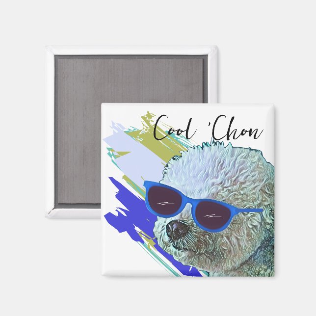 Imán Guay 'Chon the Bichon (Anverso/Reverso)
