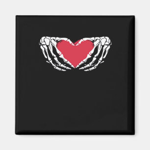 Imán Guay Classic Funny Skeleton Hands Heart - Valentin