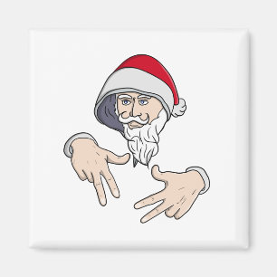 Imán Guay Gangsta Hip Hop Hand Rap Santa Claus