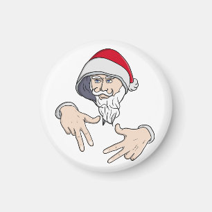 Imán Guay Gangsta Hip Hop Hand Rap Santa Claus