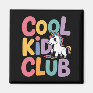 Imán Guay Kid Club Unicorn De Vuelta A La Escuela De Ni