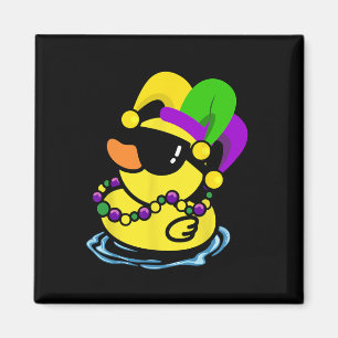 Imán Guay Mardi Gras Duck Fiesta del Carnaval de Nueva 