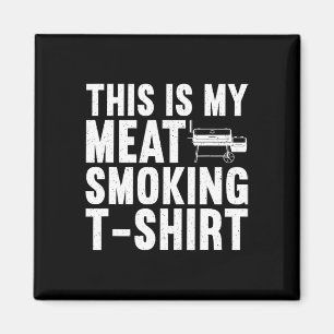 Imán Guay Meat Smoking Art Para Hombres Mujeres Bbq Gri