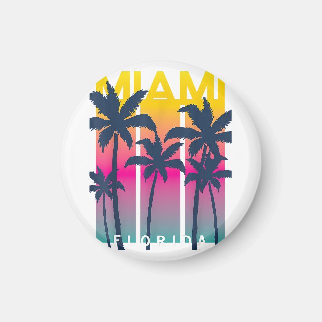 Imán Guay Miami Florida Tees de diseño gráfico, me enca (Frente)