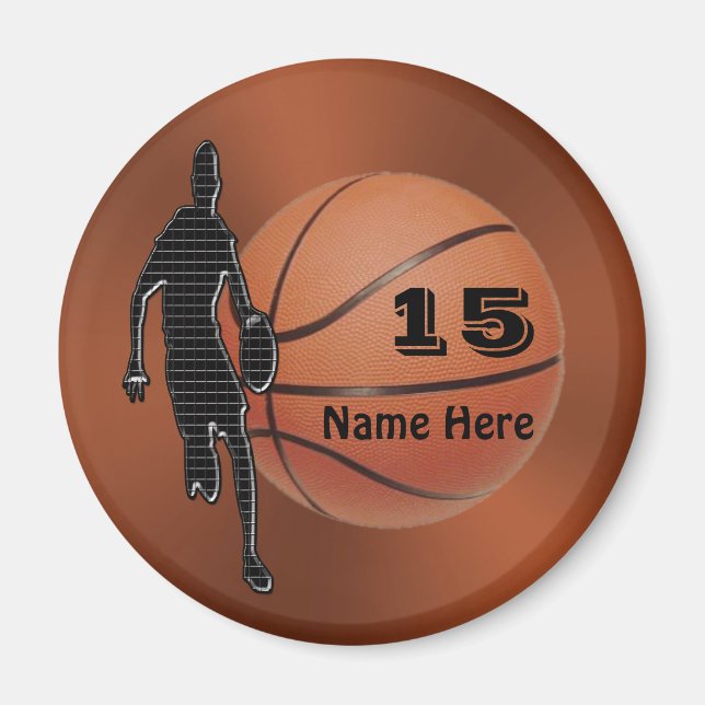 Imán Guay Personaliza los imanes de básquetbol para el  (Frente)
