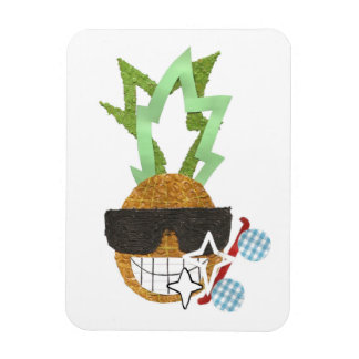 Imán Guay Pineapple Photo Magnet