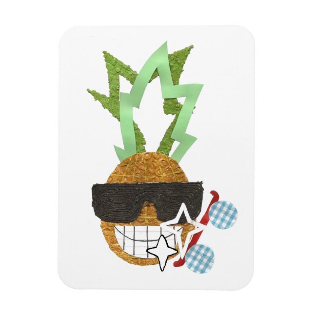 Imán Guay Pineapple Photo Magnet (Vertical)
