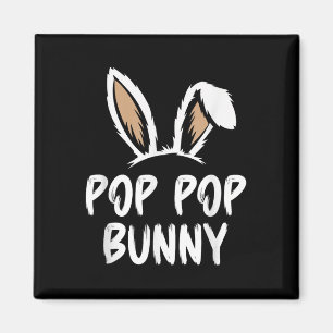 Imán Guay Pop-pop Happy Easter Bunny Family Outfit Popp