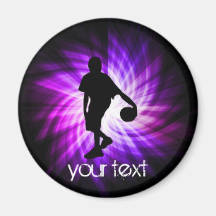 Imán Guay Purple Basketball