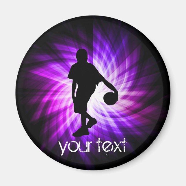 Imán Guay Purple Basketball (Frente)