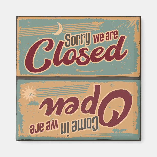 Imán Guay Retro abierto (Frente)