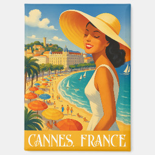 Imán Guay Retro Cannes Riviera Francesa