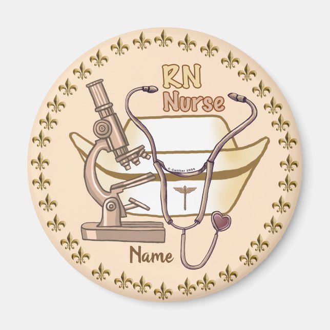 Imán Guay RN Nurse Magnet (Frente)