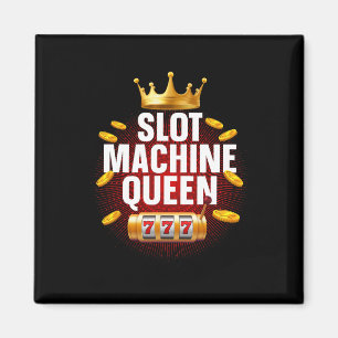 Imán Guay Slot Machine Queen Art Para Mujeres Chicas Ca