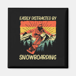 Imán Guay Snowboard Design Para Hombres Mujeres Snowboa