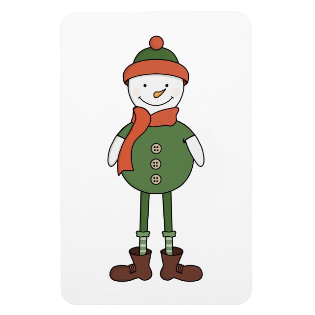 Imán Guay Snowman (Vertical)