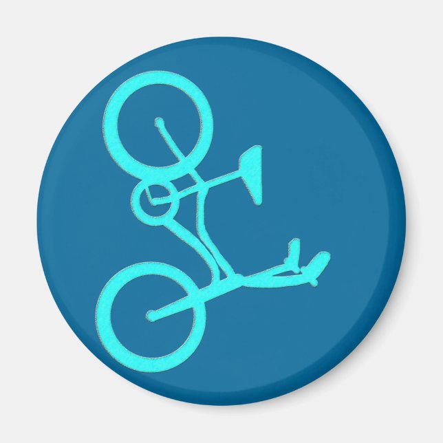 Imán Guay Turquoise Bicicletas (Frente)
