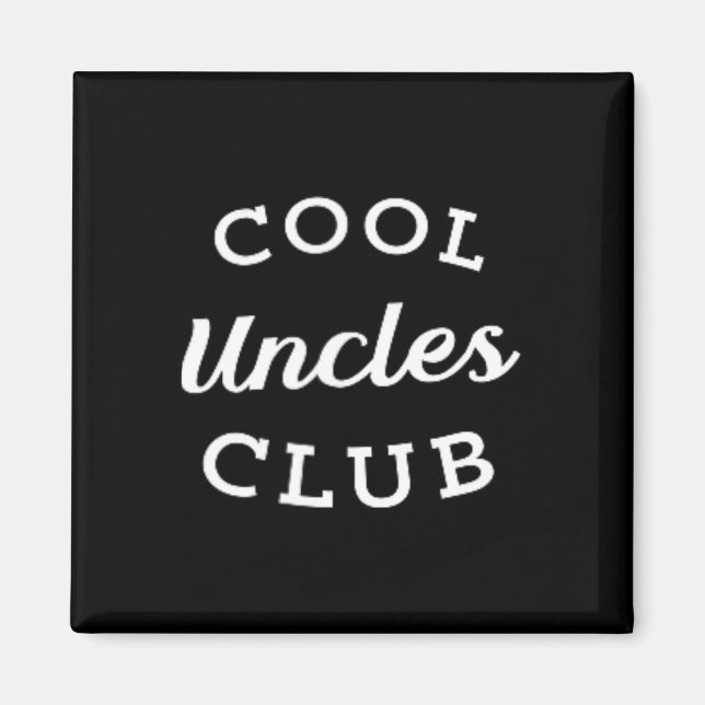 Imán Guay Uncles Club Mejor Tío Jamás Funny Día De Los  (Frente)