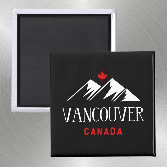 Imán Guay Vancouver Canada Mountains Maple Dark (Subido por el creador)