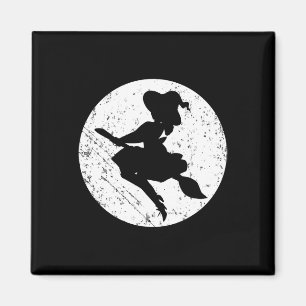 Imán Guay Witch Silhouette Halloween Trick O Trek Y