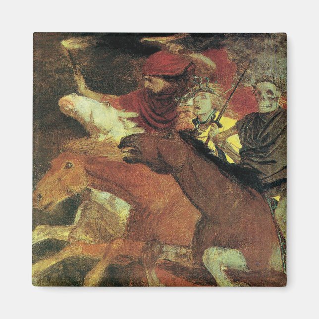 Imán Guerra de Arnold Bocklin, Bella Artes del Simbolis (Frente)