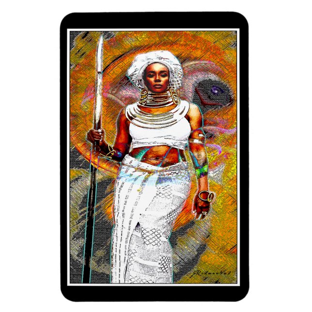 Imán Guerrera africana (Vertical)