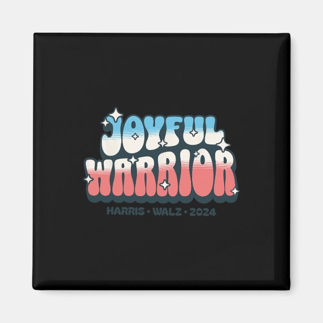 Imán Guerrero Alegre Para Kamala Harris Tim Walz 2024 H (Frente)