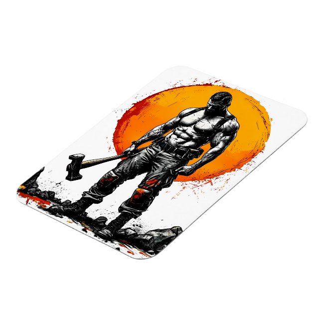 Imán guerrero bárbaro fantasía medieval fuerza hummer (Lado Izquierdo)