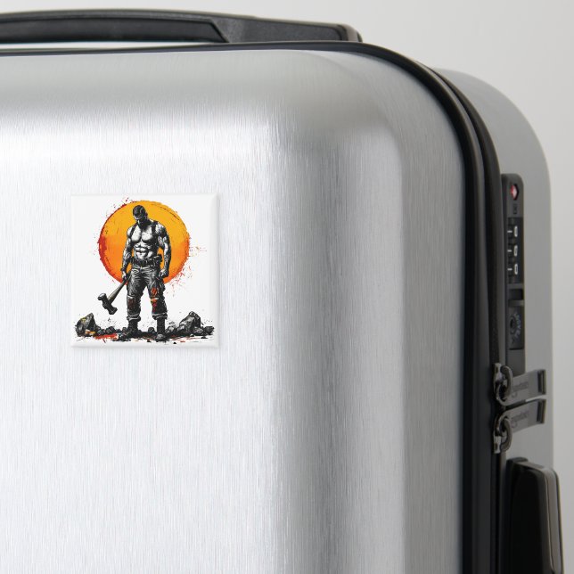 Imán guerrero bárbaro fantasía medieval fuerza hummer (In Situ (Equipaje))