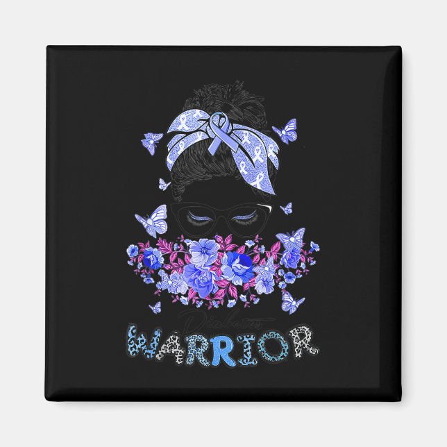 Imán Guerrero de la diabetes T1D desordenado y conscien (Frente)