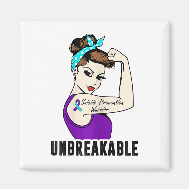 Imán Guerrero de Prevención del Suicidio Cad Perfecta I (Frente)