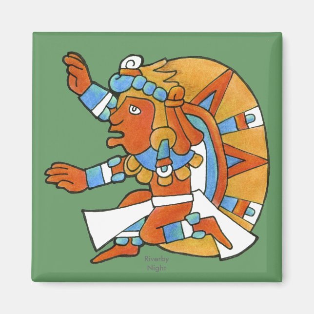 Imán Guerrero maya v.1 (Frente)