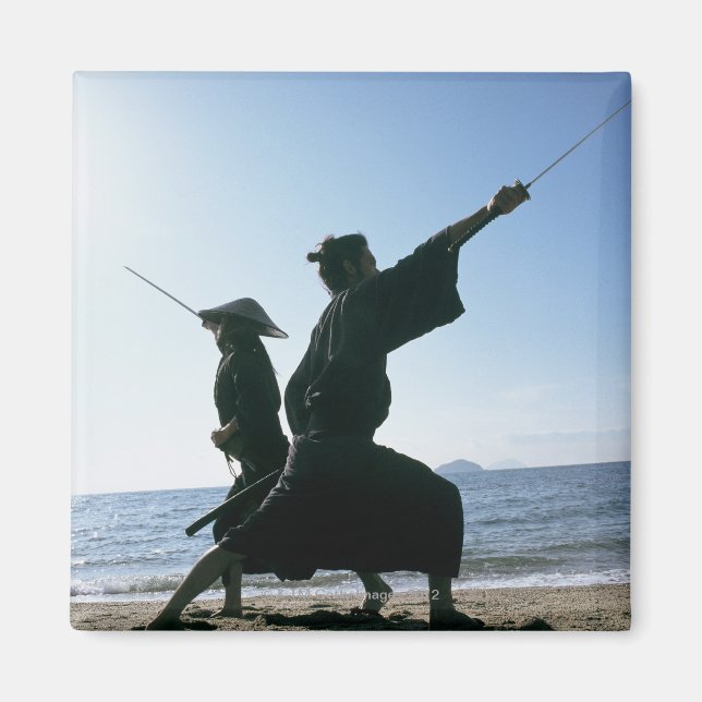 Imán Guerreros de Samurai atacándose unos a otros 9 (Frente)