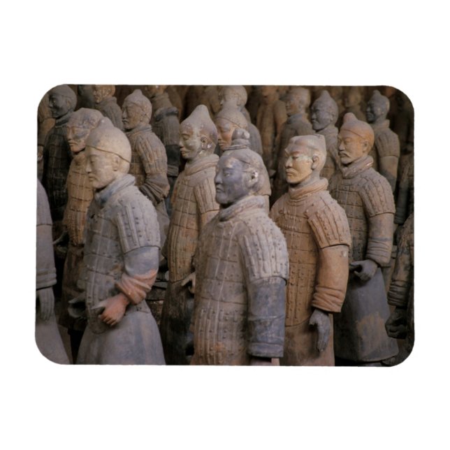 Imán Guerreros de terracota en el (Horizontal)