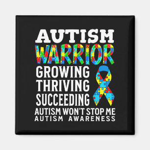 Imán Guerreros del autismo puzzle de niños apoyo autism