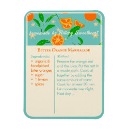 Imán Guía moderna de cocina retro para recetas