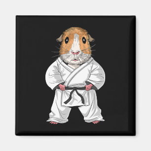 Imán Guinea Pig Karate Ninja Jiu-jitsu Taekwondo Martia