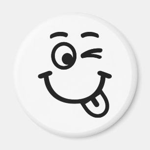 Imán guiño de la cara