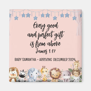 Imán Guión Bebé Invitación Magnet buen regalo