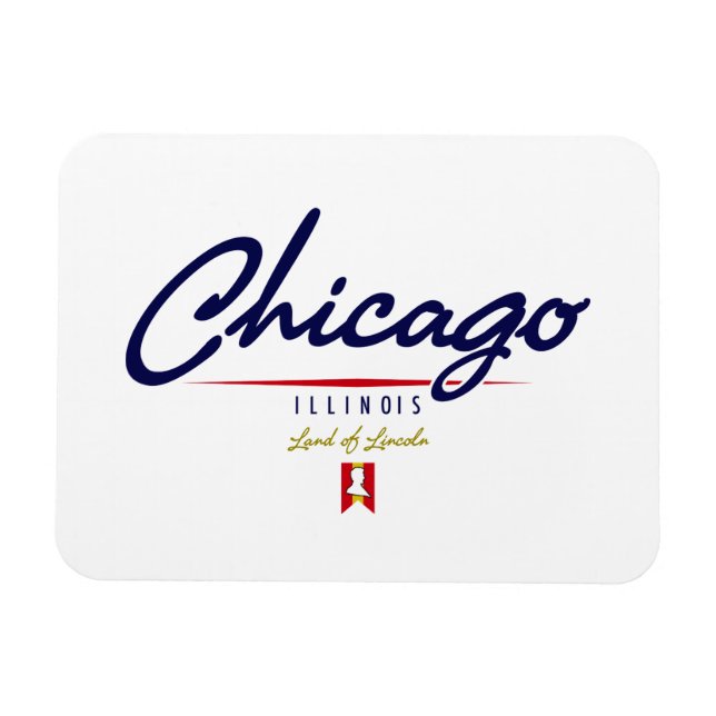 Imán Guión de Chicago (Horizontal)