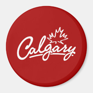 Imán Guión de hoja de Calgary