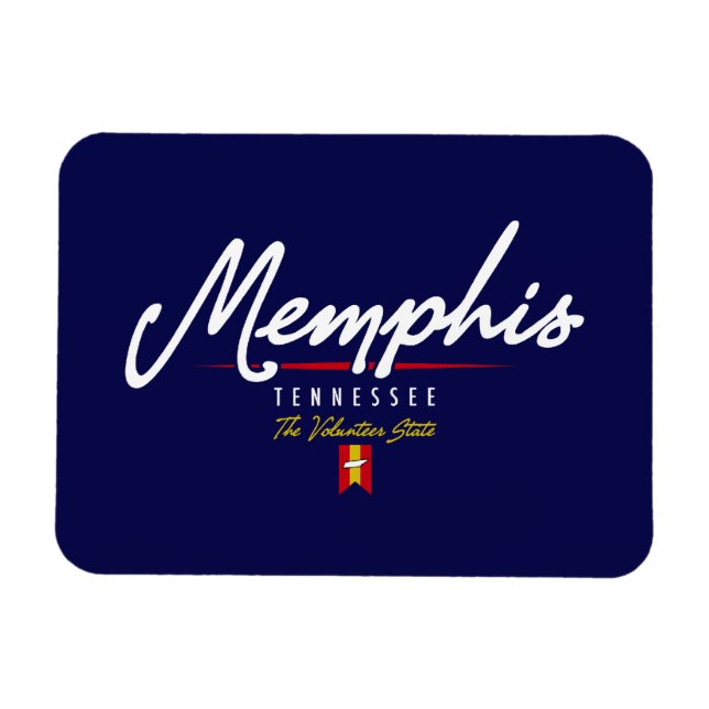 Imán Guión de Memphis (Horizontal)