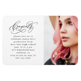 Imán Guión de moda Un partido de graduación de fotos