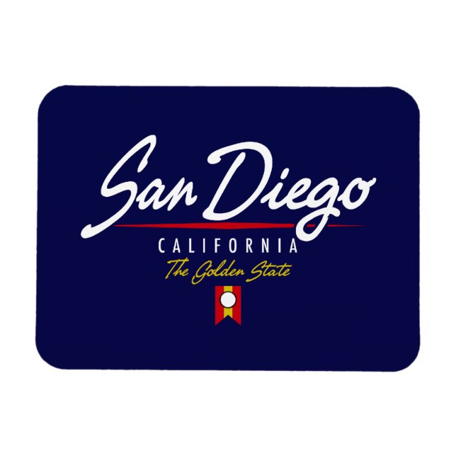 Imán Guión de San Diego (Horizontal)
