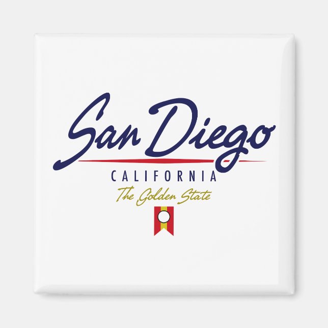 Imán Guión de San Diego (Frente)