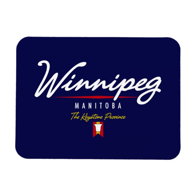 Imán Guión de Winnipeg (Horizontal)