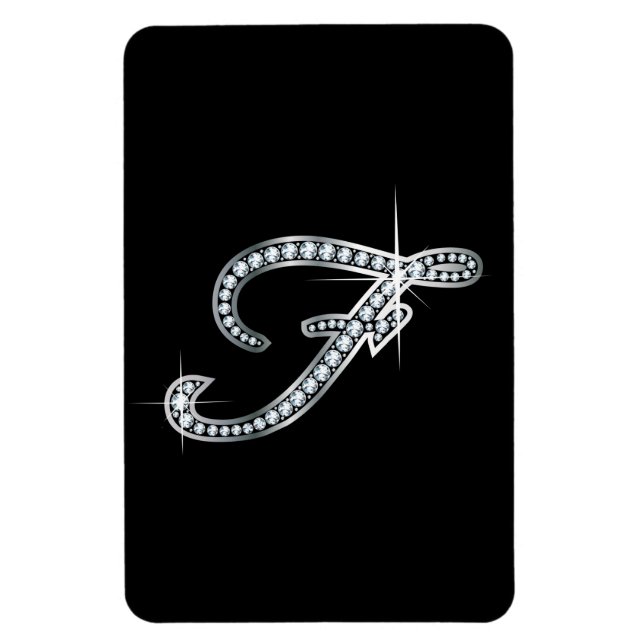 Imán Guión F "Diamond Bling" (Vertical)
