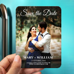 Imán Guión fotográfico moderno simple guardar el boda d<br><div class="desc">Minimalista foto de moda Save The Date Boda Magnet 🌟 ✨ Timeless Elegance Collection: Modern Boda e invitaciones al aniversario ✨ Celebrar la unión de corazones con nuestra colección "Elegance eterno" - una cautivadora serie de invitaciones a Boda moderno y aniversario que combinan a la perfección el diseño minimalista con...</div>